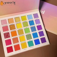 YANMIG Glitter Eyeshadow, Waterproof Sweatproof 30 Color Eyeshadow Palette, Cosmetic Long Lasting Pr