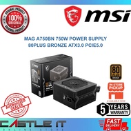MSI MAG A750BN 750W PSU Power Supply 80PLUS Bronze ATX3.0 PCIe5.0
