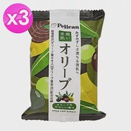日本Pelican小豆島橄欖洗面皂(80gx1顆) x3組