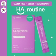 HA.routine Liposomal Glutathione + Vitamin C Powder 1 Sachet (3g) - Powerful Antioxidant Supplement