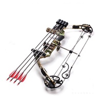 20-70 LBS Left Handed Adjustable Magnesium Alloy Compound Bow Archery Full Kit