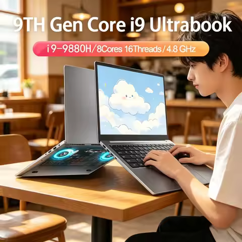 Top-Grade 15.6 Inch Laptop Intel Core I9-12900H/i9-10885H Windows 11 Pro 2DDR4 2M.2 SSD Ultrabook Co