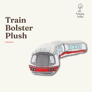Nibbles by Nom Singapore Train Bolster Plush - Soft Toy Plush