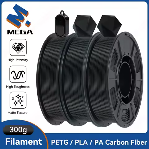 KINGROON 300g PLA PETG PA Nylon Carbon Fiber Filament 1.75mm High Strength PLA-CF PETG-CF PA-CF Mate