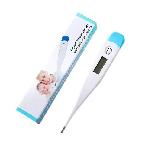 Portable Electronic Thermometer (1PC) - Precise Home Thermometer for Fever Monitoring & Health Care