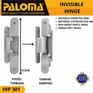 ENGSEL TANAM PINTU PALOMA IHP 301 SSS SUS 304 INVISIBLE HINGE PALOMA