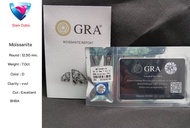 เพชร Moissanite รูปทรงกลม ไซส์ 10.00mm.-15.00mm. Cut: Heart&Arrow Clarity: vvs1 Color: D น้ำ: 100 8H