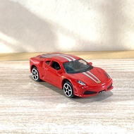 MERAH BURAGO FERRARI 430 SCUDERIA RED FERRARI RACE & PLAY BURAGO 1:4