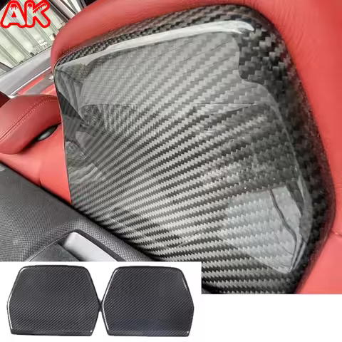 For BMW F80 M3 F82 F83 M4 F87 M2 M2C Real Carbon Fiber Car Rear Seat Headrest Back Cover Trim Car In