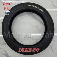 BAN LUAR SEPEDA LISTRIK 14 x 2.50 TUBLES untuk SELIS UWIN FLY PACIFIC GODA EXOTIC VOLTA TIGER - EXOT