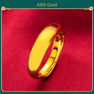 ASIX GOLD แหวนทองแท้ ทอง 24K 999 ไม่ดำ ไม่ลอก แหวนคู่ แหวนผู้ชาย แหวนผู้หญิง แหวนดาว วงแหวนดาวตก แหวนเงา หลากหลายสไตล์