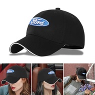 Car Baseball Cap car stickers Outdoor Sport Cotton Sunblock Hat For Ford Focus Mondeo MK2 MK4 MK3 Fi