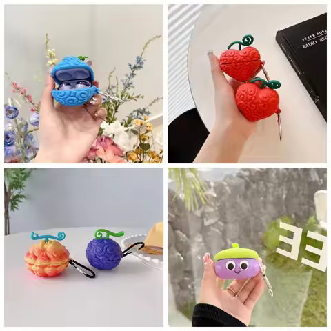 Cute Fruit 3D Earphone Case for Samsung Galaxy Buds Live /Buds Pro / Buds2 /Buds 2 Pro Case Bluetoot