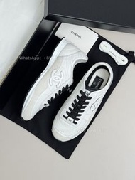 👏意大利直送 CHANEL 25P黑白熊貓拼色德訓鞋 全實拍 100% new🎁 Size:35 36 37 38 39 40 （部分斷碼 手慢冇）Sneaker 小白鞋 返工鞋 返學鞋 休閒鞋 運動