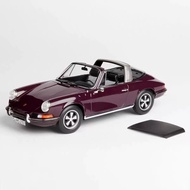 NOREV 1/18 Porsche Porsche 911 E Targa 1971 Alloy Model Do Not Open the Door