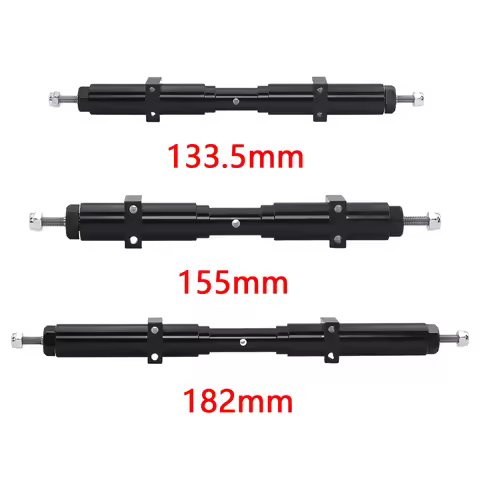 CNC Metal Unpowered Rear Axle 133.5mm/155mm/182mm For 1/14 Tamiya Tractor Trailer Truck 1/10 RC Craw