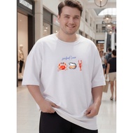 2Y927 [AIYOU] Lelaki Baju T Shirt Men Tshirt XL-5XL   Tops Plus Size T-shirts Tshirt Oversized Men's