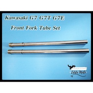 KAWASAKI G7 G7T G7E -- FRONT FORK TUBE SET // Shock Shaft (1 Pair)