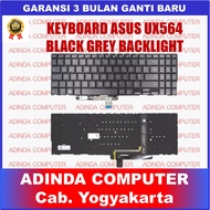 Asus ZenBook Flip 15 OLED UX564 UX564E UX564EH UX564EI UX564PH Grey Backlight Backlite Keyboard