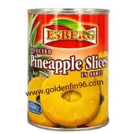 Esberg Hirisan Nanas Terpilih dalam Sirap   Esberg Selected Pineapple Slices in Syrup 565g 特选凤梨圈