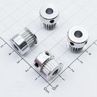 [2 Pieces]- GT2 Gear, 20 Tooth Pulley, 2mm Step, 7mm Belt Groove, 6mm Hole