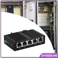 [PrettyiaMY] Ethernet Switch Unmanaged Network Switch, 10/100Mbps Professional Plug and Play, Compac