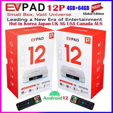 [Genuine]Evpad 12P Korea 2026 tv box android tv box international version hot in USA UK Japan Singap