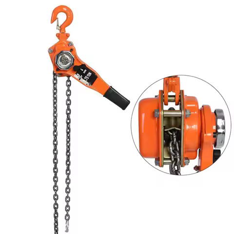 3m Chain Block Hoist Ratchet Hoist Ratchet Lever Pulley Lifting Lifting Weight 750kg