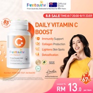 【Amelia's Pick】Pentavite Vitamin C Orange Chewable （30 Tablets  for Adult）Halal Certification | Vita