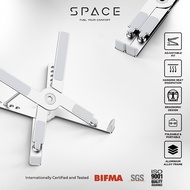SPACE Ergonomic Laptop Stand - 1 Year Official Warranty