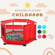 ATLAS Hexagon Playground Kids Indoor Playpen Baby Play Baby Safety Fence Baby Cage Fence Children's 