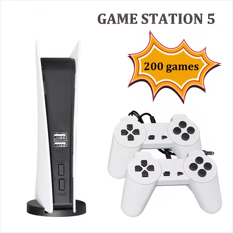 Game Station 5 USB Wired Video Game Console With 200 Classic Games 8 Bit GS5 TV Consola Retro Handhe