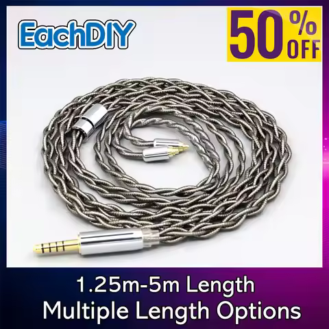 Silver Pure 99% Graphene Shielding Gold Palladium Earphone Cable For Sennheiser IE200 IE300 IE600 IE