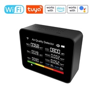 13-in-1 Tuya WIFI Air Quality Detector Smart APP Control  CO2/HCHO/TVOC/PM2.5/PM1.0/PM10/ temperatur