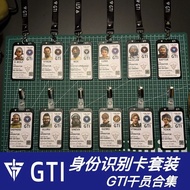 三角洲行动GTI证件卡三角洲cosplay道具干员证件GTI卡套收藏卡0618 Delta Force GTI ID Card Delta Cosplay Prop Operator ID GTI C