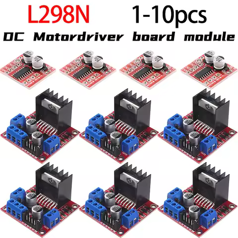 L298N DC Motor Driver Module L298N Stepper Motor Smart Car Robot Breadboard Peltier High Power L298 