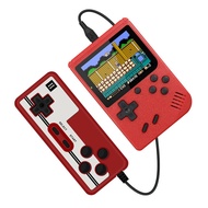 เครื่องเล่นวิดีโอเกมเกมพกพา มาริโอ เครื่องเล่นเกมแบบพกพา 400in1 เกมบอยพร้อมแบตเตอรี่ลิเธียมและสายUSB ต่อเข้าทีวีได้ Gameboy Retro Mini Double Game Player