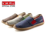 VMAL Couple Fashionable Slip-On Casual Shoes Comfortable Flat-Soled Versatile Canvas Shoes Size 36-4