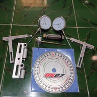 busur derajat set dial indikator full set alat dial noken as dial motor balap dial set bisur 3mm dan