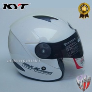 HELM KYT 2 VISION SOLID ORIGINAL WHITE HELM KYT PUTIH