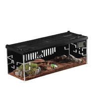 Transparent Reptile Pet Breeding Box Crawling Pet Feeding Box Lizard Silkworm Scorpion Beetle Insect