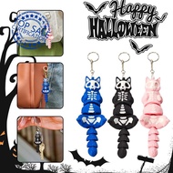 Ugly And Cute Funny 3d Printed Toy Skull Cat Keychain Bag Pendant Keychain Personality Unique S4w1