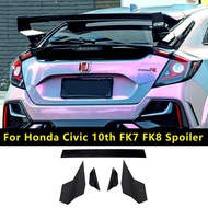 For FK7 hatchback Civic modified Mugen1:1 FK4 SI Ten generation Civic rear trunk lid spoiler wing tr