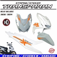 VARIATION OF STICKERS STRIPING TRANSPARENT UV STICKERS VARIATIONS BEAT TERBRY MOTIFdeluxe N33