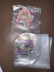 出鬼滅之刃掛件戀柱  妓夫太郎 墮姬 鑰匙扣扭蛋 小立牌
