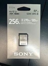 Sony SF-E256 SDXC UHS-II 記憶卡