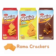 ROMA MALKIST CRACKERS (CREAM/CHOCOLATE/SUGAR/ASSORTED) CONVENIENT PACKS TRADITIONAL BISCUIT HALAL