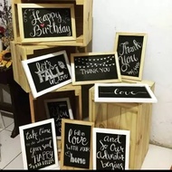 Chalk Board 20x30 Dutch teak wood frame