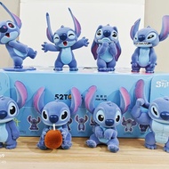 Stitch Decoration Doll 52TOYS Disney Stitch Cute Series Flocking Mystery Box Stitch Star Treasure Gi