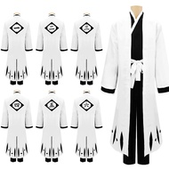 Anime Bleach Cosplay Costume Captain 1-12 Hitsugaya Toushirou Aizen Sousuke Kuchiki Byakuya Set Robe